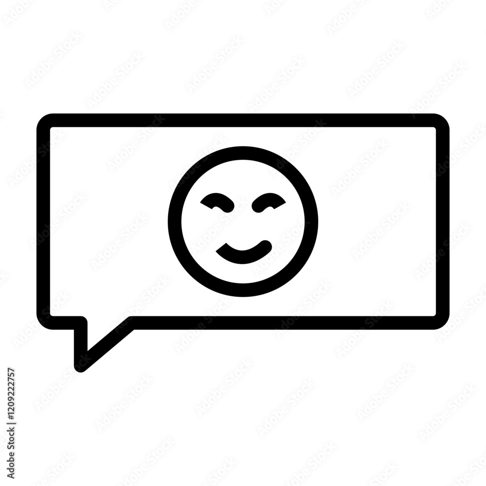 Product Satisfaction Vector Line Icon Design Product Satisfaction Vector Line Icon Design