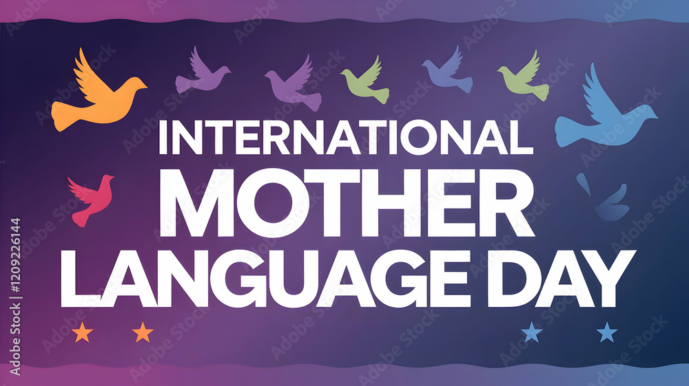 International mother language day banner design International mother language day banner design