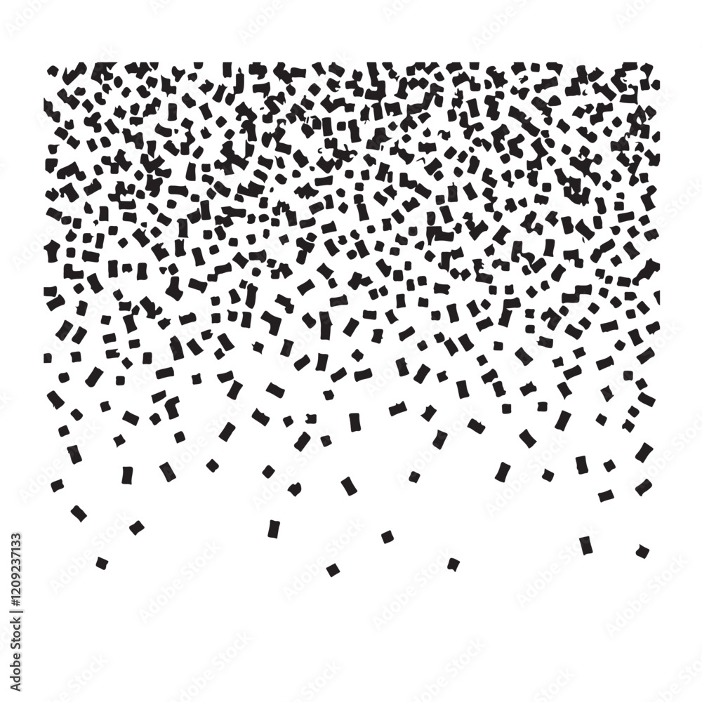 Abstract pattern of falling shapes Abstract pattern of falling shapes