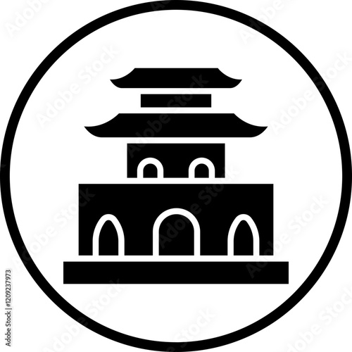 Canvas Print Seoul Icon Style