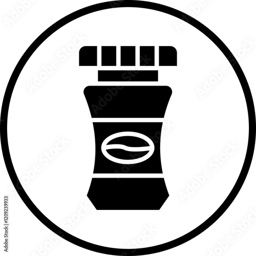 Coffee Jar Icon Style