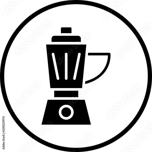 Coffee Mixing Icon Style