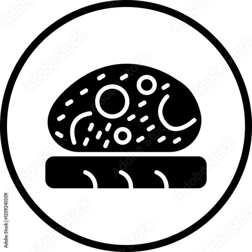 Bruschetta Icon Style