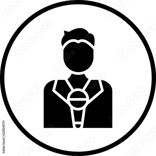 Journalist Male Icon Style