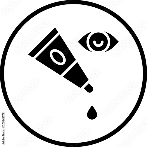 Eye Cream Icon Style