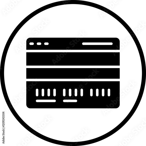 Credit Card Installment Icon Style