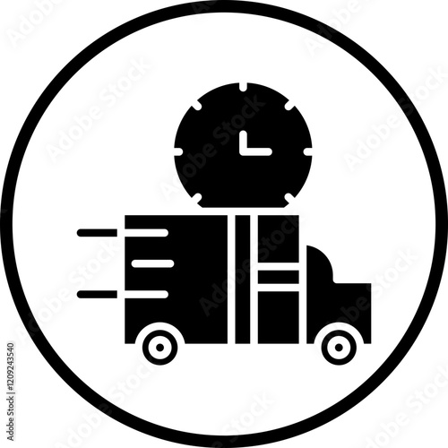 Express Shipping Icon Style