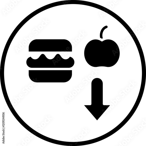 Calorie Deficit Icon Style