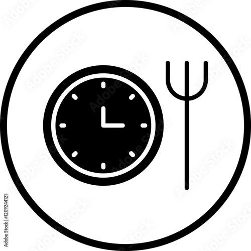 Eating Slowly Icon Style