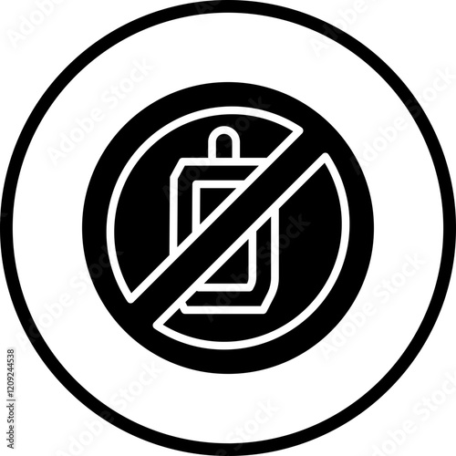 No Liquid Calories Icon Style