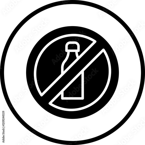 No Refined Carbs Icon Style