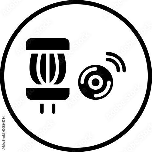 Flying Disc Icon Style