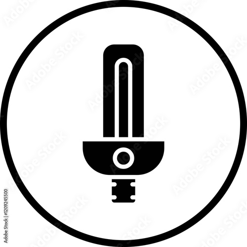 Fluorescent Lamp Icon Style