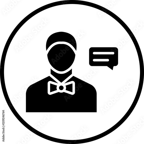 Consultant Male Icon Style