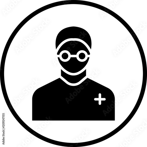 Children Eye Specialist Icon Style