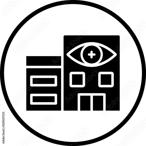 Optometry Clinic Icon Style