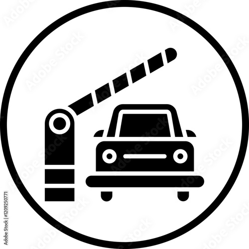 Auto Barrier Icon Style