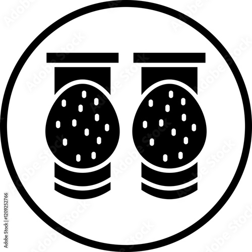 Elbow Guards Icon Style