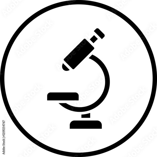 Microscope Icon Style