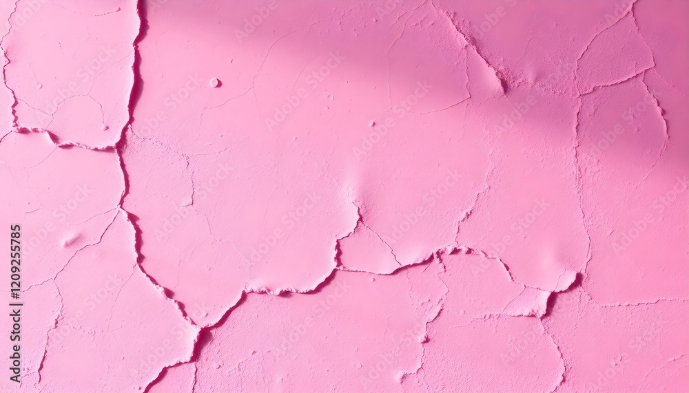 Obraz premium Surreal Pink Wall Texture: Dreamlike Ripples and Cracks art color rough design smooth 