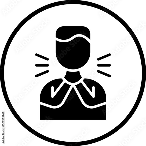 Choking Feeling Icon Style