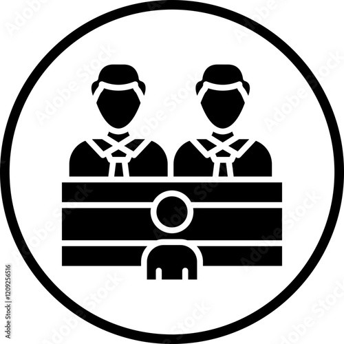 Job Interview Icon Style