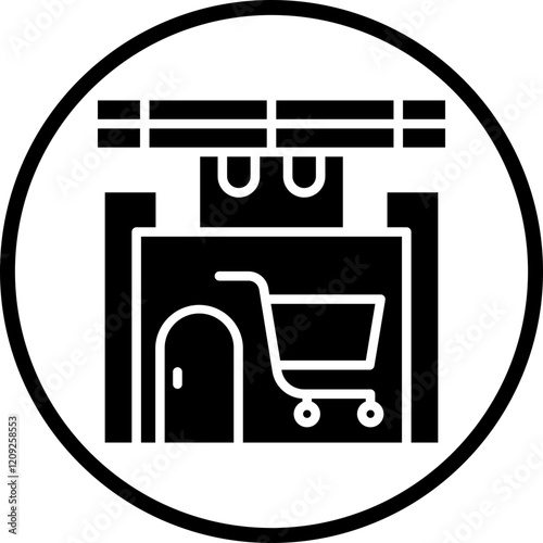 Supermarket Icon Style