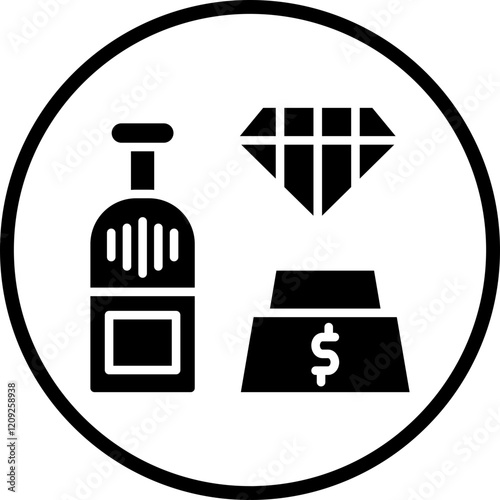 Luxury Items Icon Style