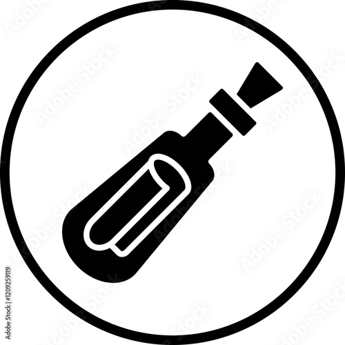 Message In Bottle Icon Style