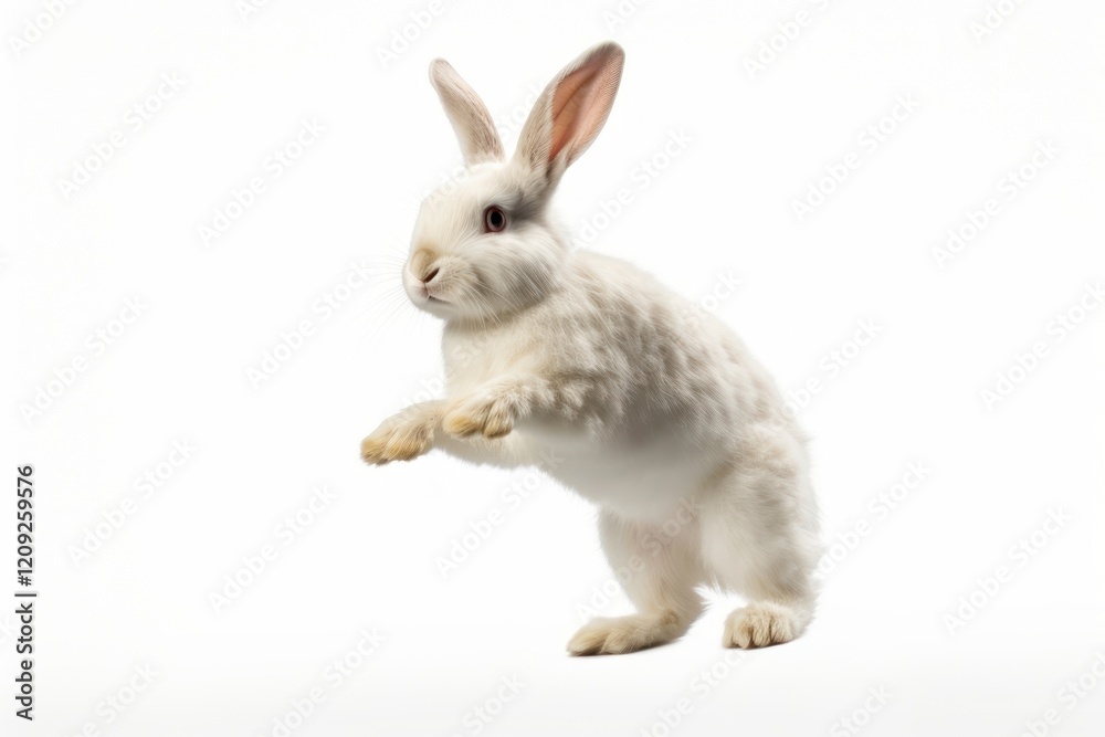 White rabbit lang jump animal mammal rodent White rabbit lang jump animal mammal rodent
