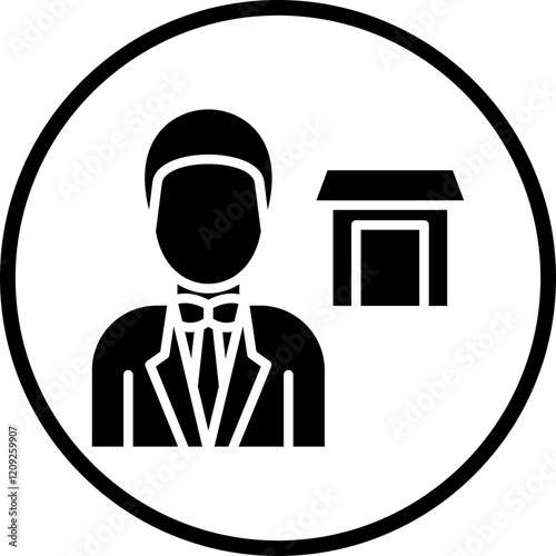 Warehouse Owner Icon Style