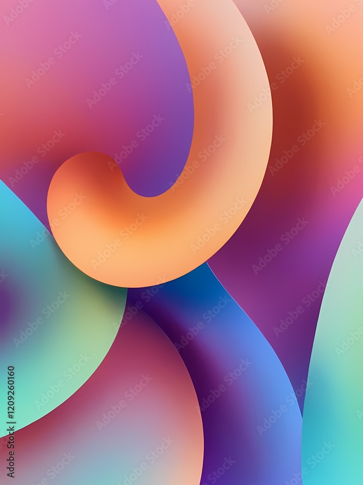 A colorful abstract background with a spiral design. A colorful abstract background with a spiral design.