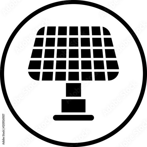 Smart Solar Panel Icon Style
