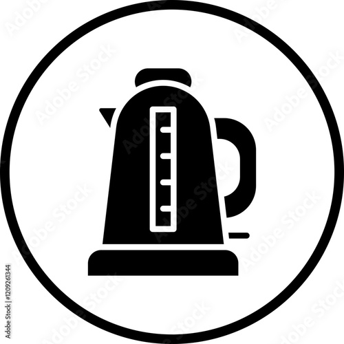 Electric Kettle Icon Style