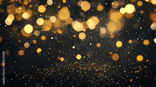 Golden water, golden waves of gold, sparkling, shiny, and translucent, high-definition photography.