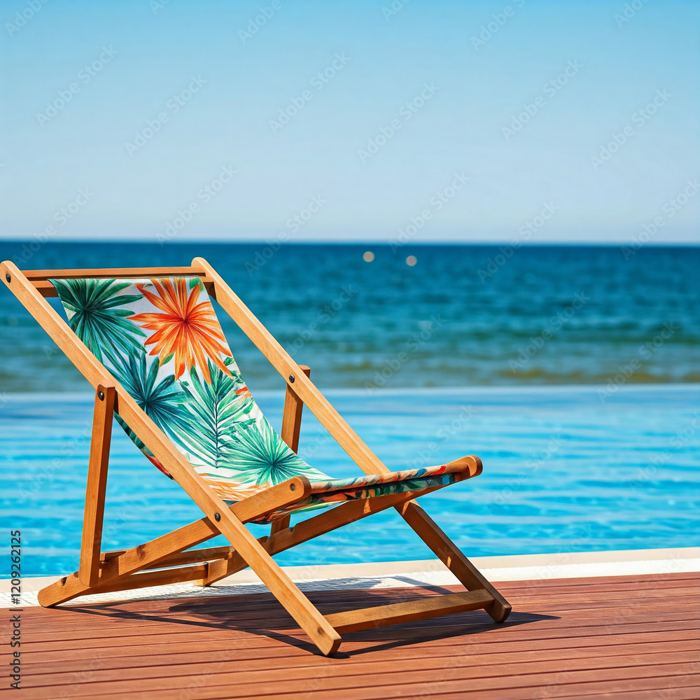 beach chair and umbrella on the beach. Colorful beach lounge chair or sun deckchair with swimming pool side view on beach for concept of vacation beach and sea in summer holiday resort. beach chair and umbrella on the beach. Colorful beach lounge chair or sun deckchair with swimming pool side view on beach for concept of vacation beach and sea in summer holiday resort.