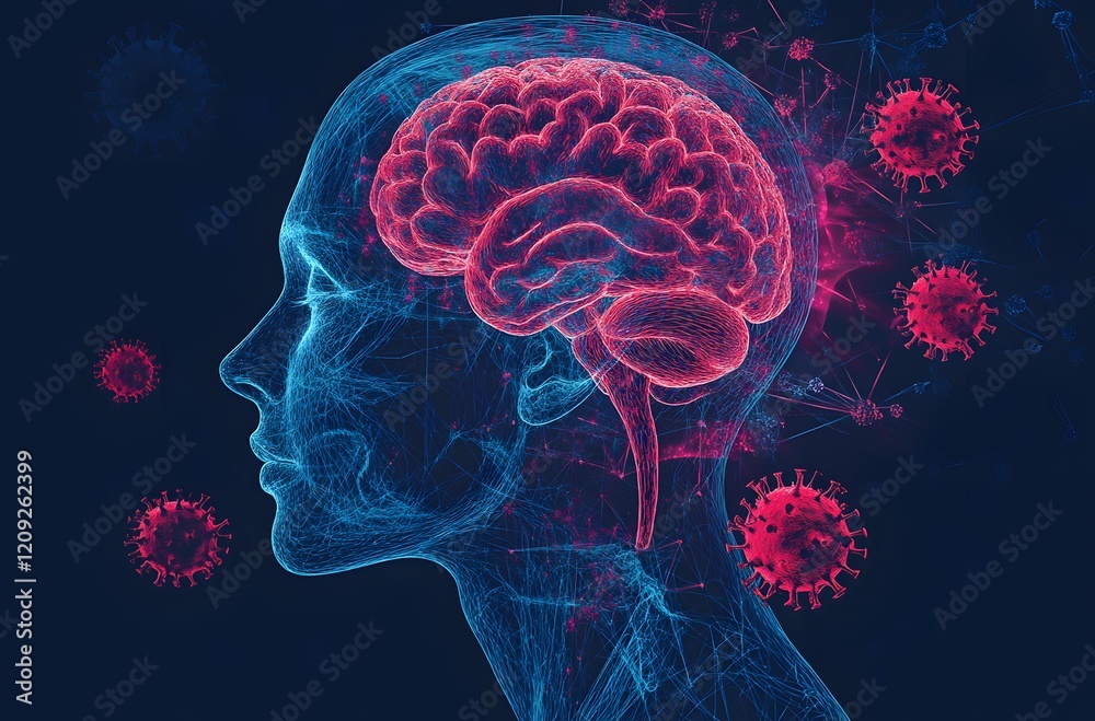 Viral Infection Affecting The Human Brain Structure Viral Infection Affecting The Human Brain Structure