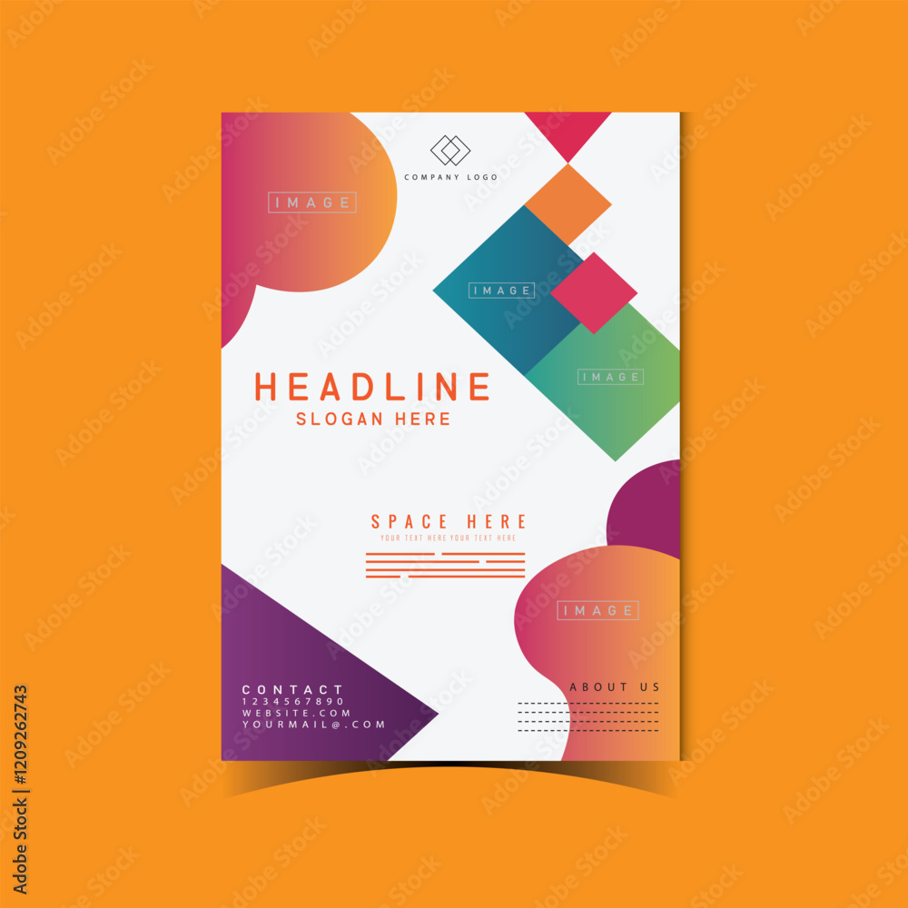 Flyer Design Template With Vector File Flyer Design Template With Vector File