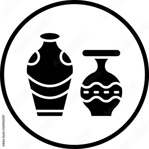 Pottery Ceramics Icon Style