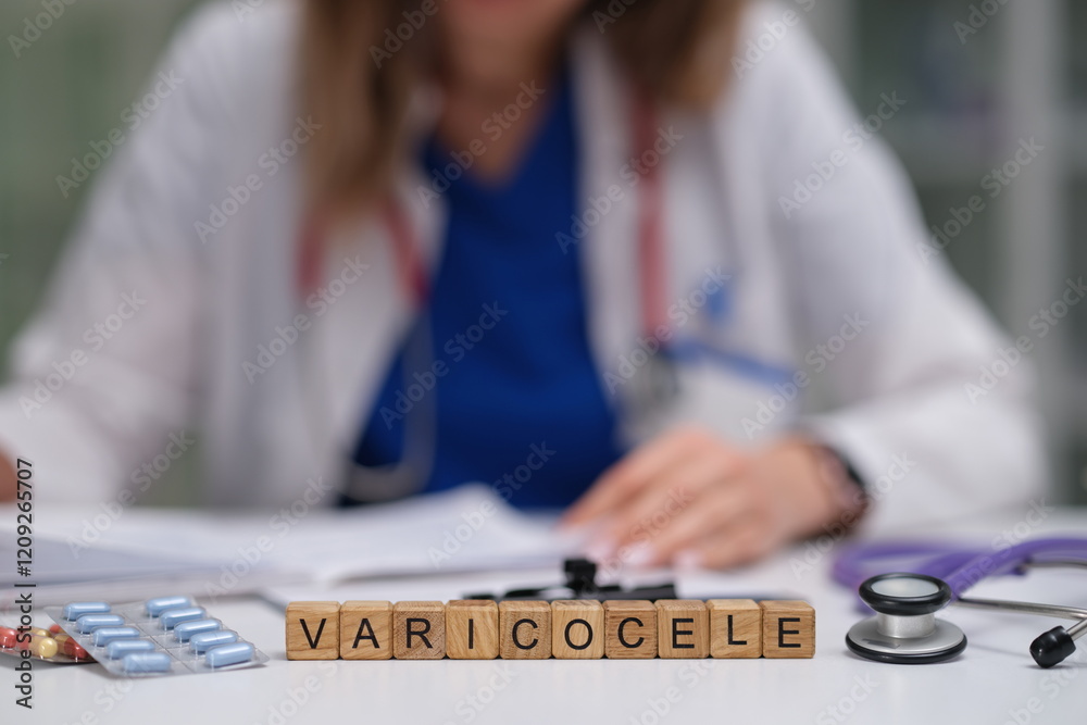 A qualified healthcare professional examines varicocele, highlighting its importance in mens health and wellbeing