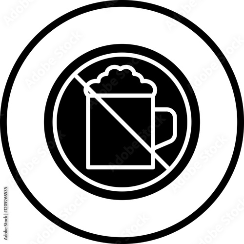 Beer Sign Icon Style