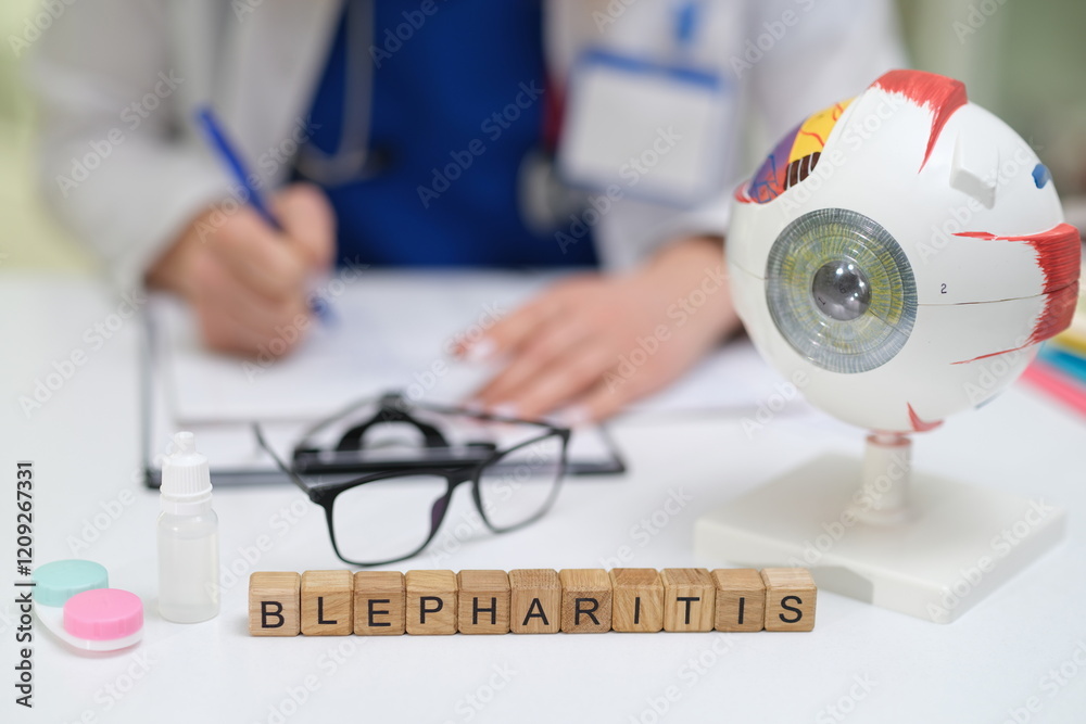 Delve into and explore all the essential aspects and details of blepharitis in this professional healthcare setting
