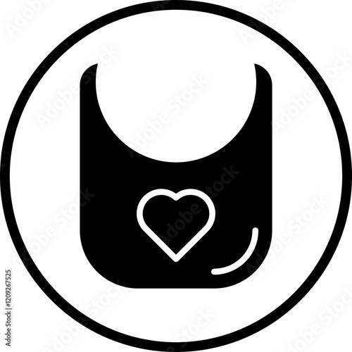 Baby Bib Icon Style