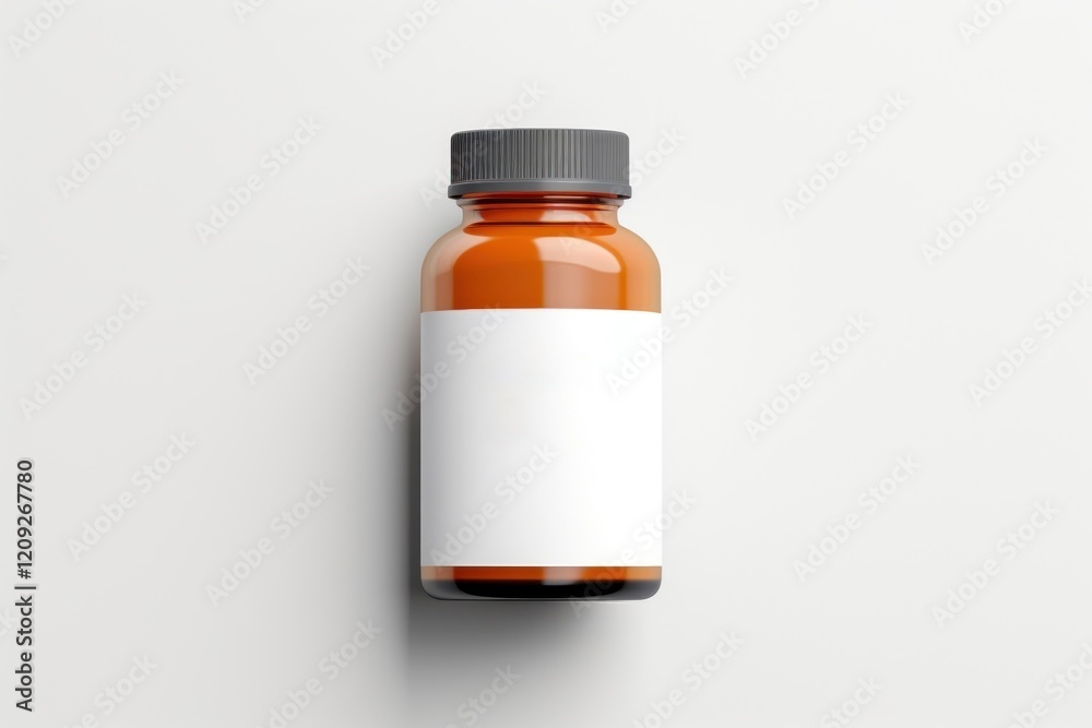 Obraz premium Bottle medicine label container
