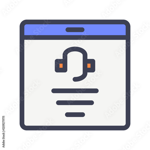 website costumer service filled style