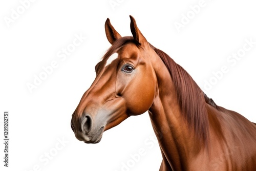 Horse mammal animal white background