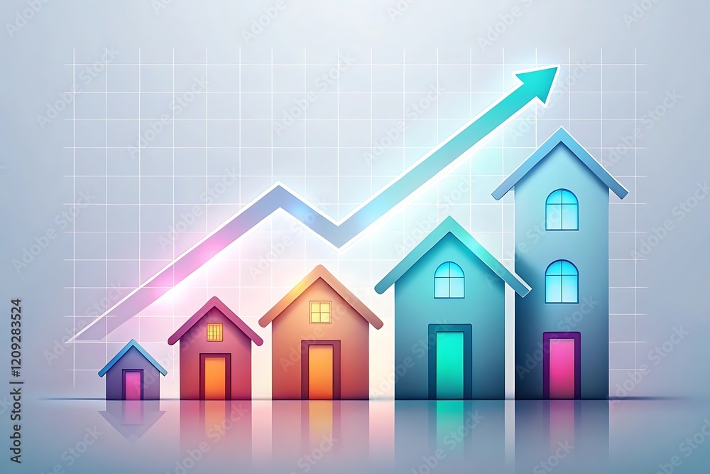 Franchise concept. Expansion Strategy Visualization and Franchise Business Growth. Entrepreneur visualizing franchise growth trajectory with increasing store icons on a digital upward trend graph. Franchise concept. Expansion Strategy Visualization and Franchise Business Growth. Entrepreneur visualizing franchise growth trajectory with increasing store icons on a digital upward trend graph.