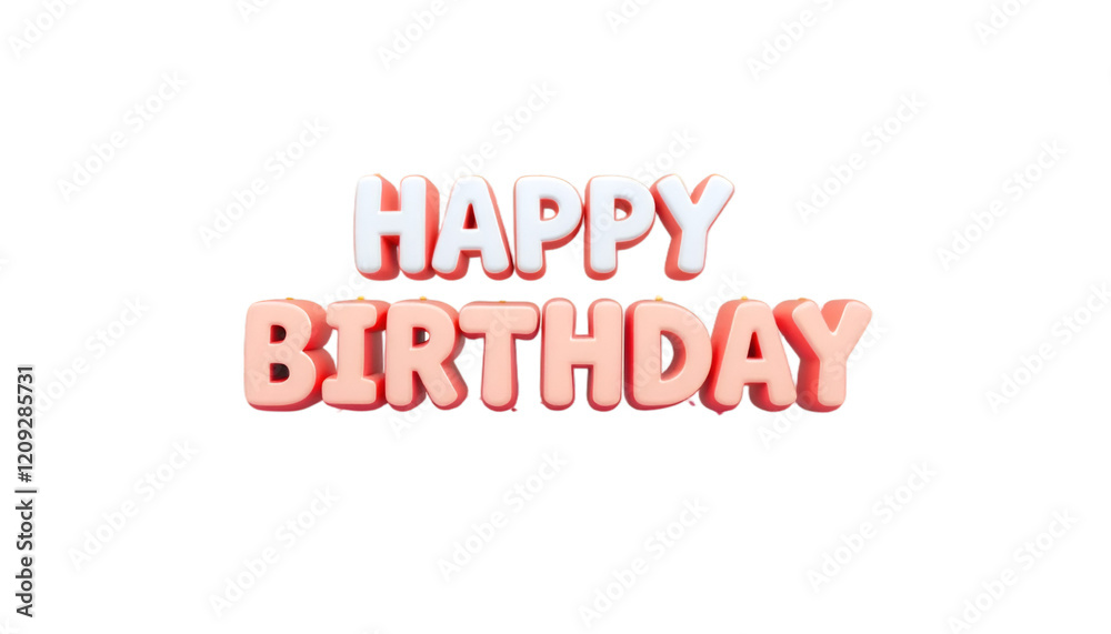 Fototapeta premium wishing happy birth day card
