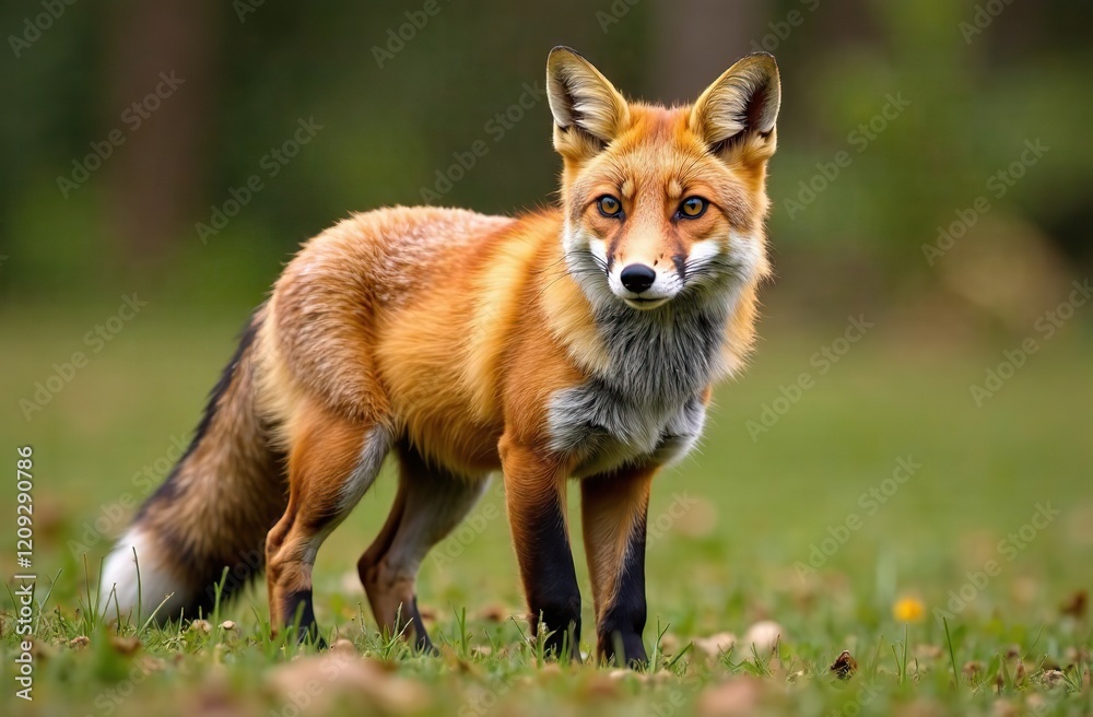 Fototapeta premium Fox wildlife animal mammal