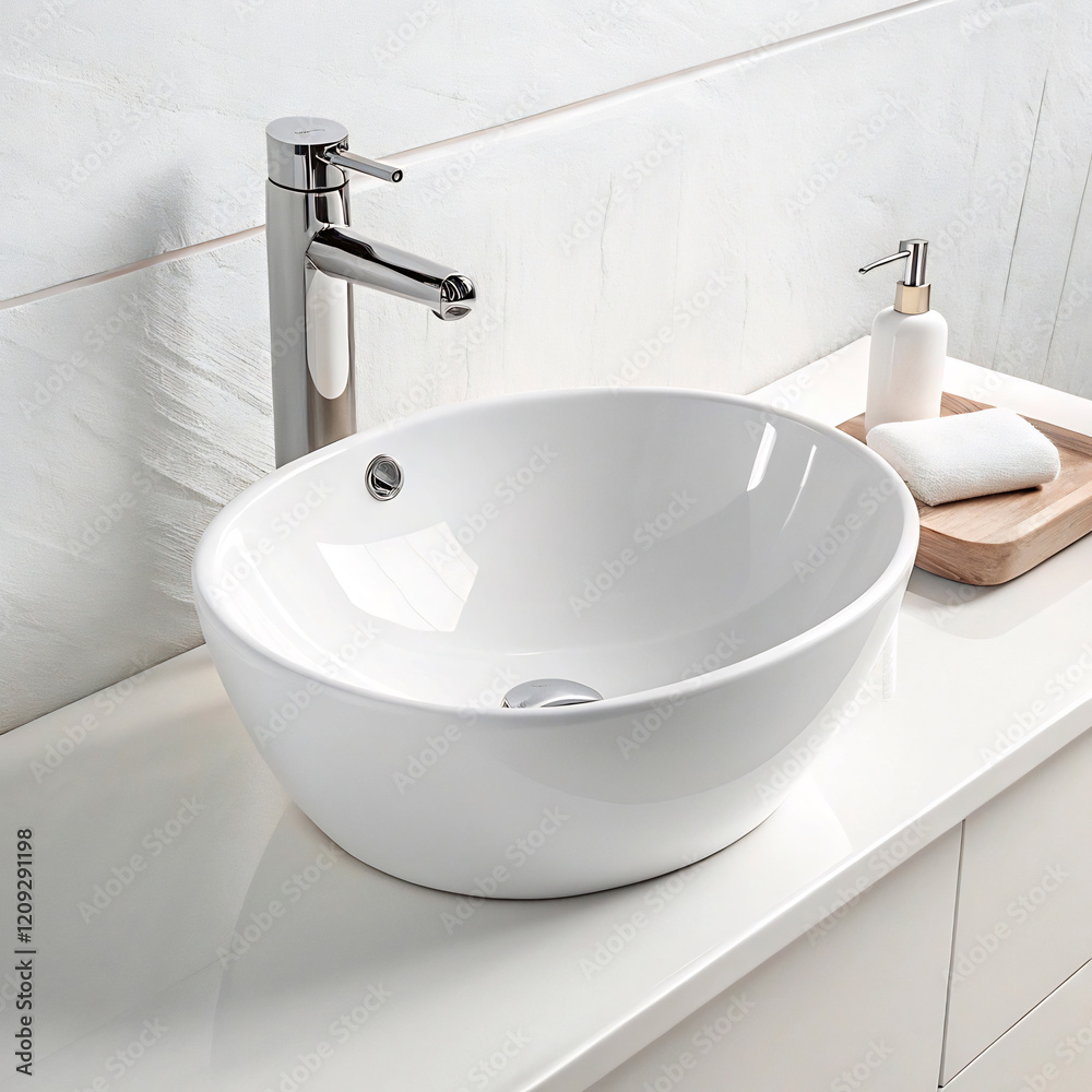 Fototapeta premium modern bathroom sink